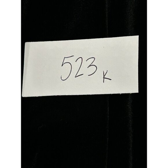 Sandra Darren Womens Black Sleeveless Velvet Dress Belted Size 12 - Picture 8 of 8